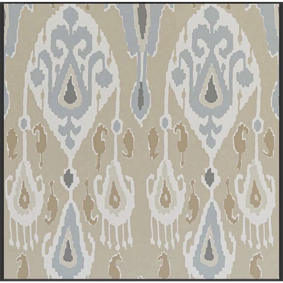 GP & J Baker Bokhara Ikat Sand Wallpaper Roll 52cm x10m – Anthropologie